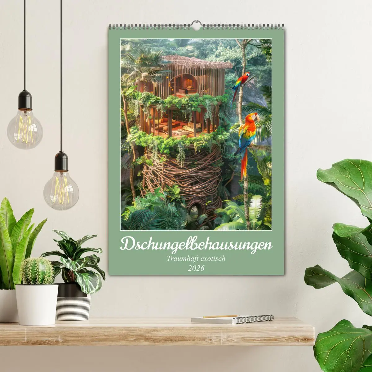Bild: 9783516260236 | Dschungelbehausungen - Traumhaft exotisch (Wandkalender 2026 DIN A2...