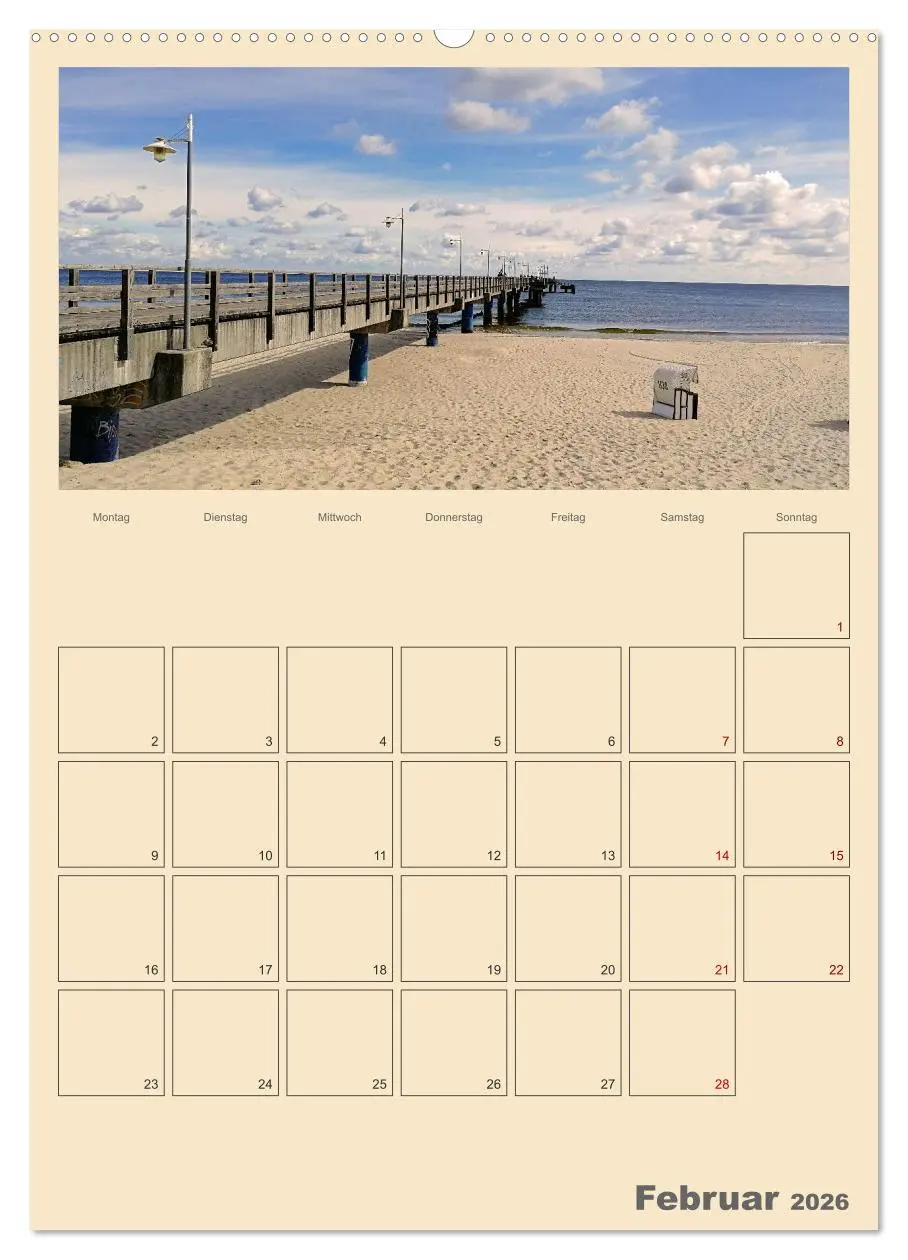 Bild: 9783516330236 | Usedom Ostsee - Terminplaner (Wandkalender 2026 DIN A2 hoch),...