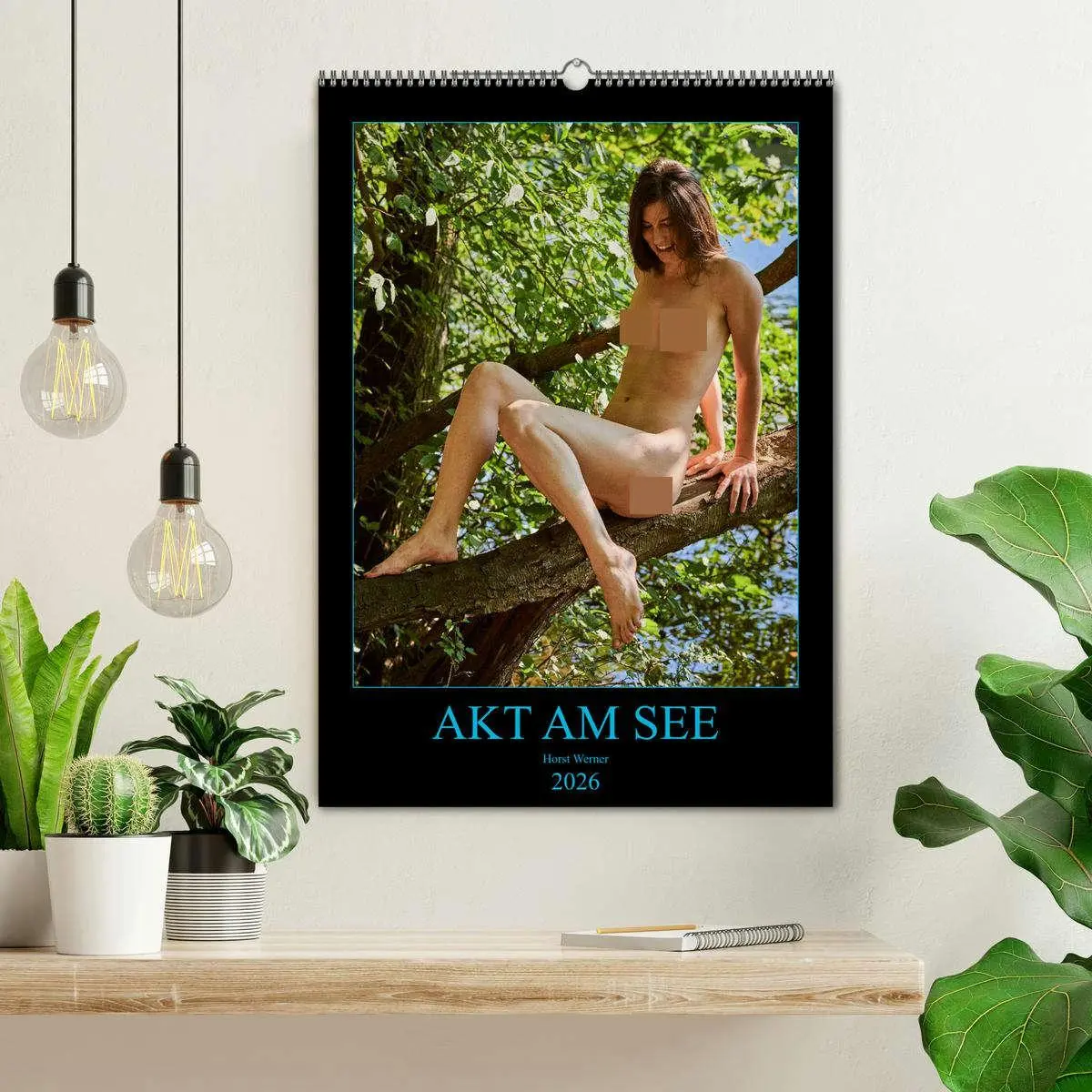 Bild: 9783516400236 | Akt am See (Wandkalender 2026 DIN A2 hoch), CALVENDO Monatskalender