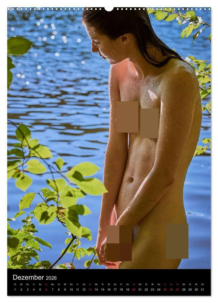 Bild: 9783516400236 | Akt am See (Wandkalender 2026 DIN A2 hoch), CALVENDO Monatskalender
