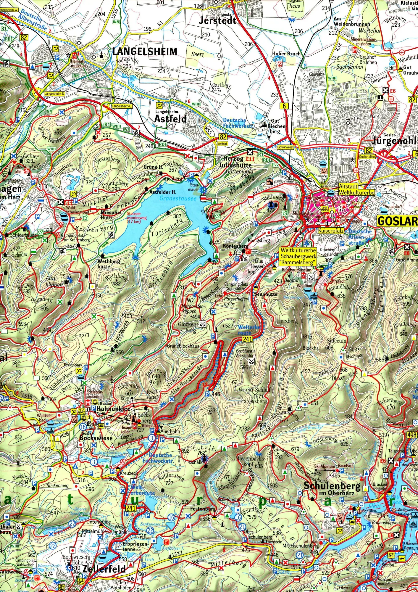 Bild: 9783959650236 | Naturpark Harz mit Nationalpark 1:50.000 | Wander- und Freizeitkarte