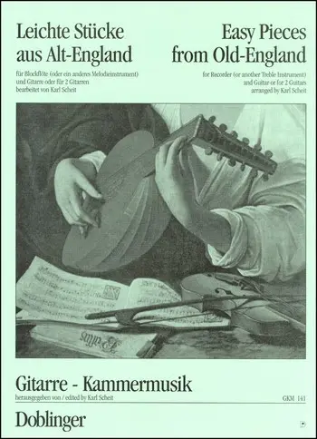 Cover: 9790012160236 | Leichte Stücke aus Alt-England für Altblockflöte und Gitarre