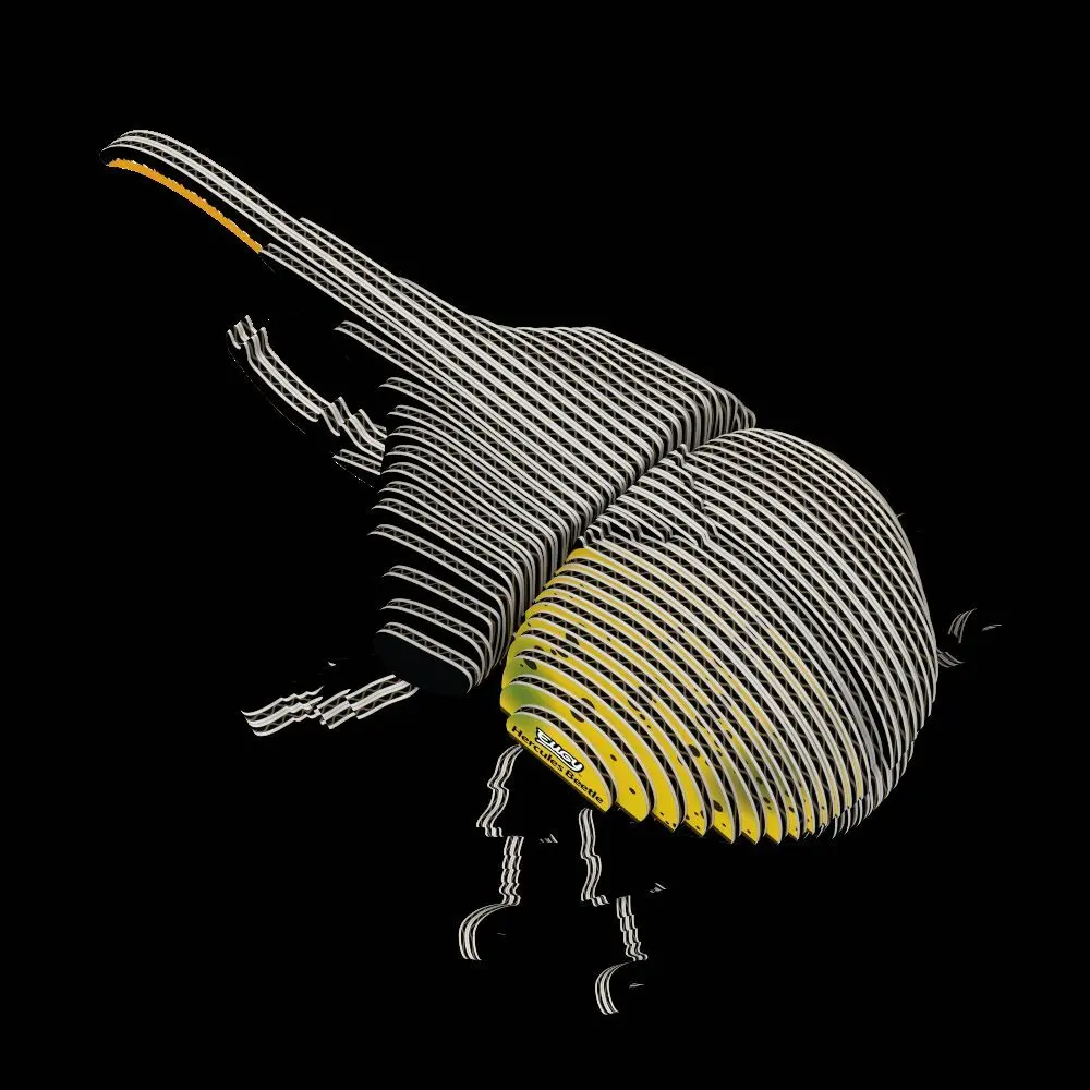 Bild: 9421036940336 | EUGY - 3D Bastelset Herkuleskäfer | Kit (Bastelset) | In Karton | 2026