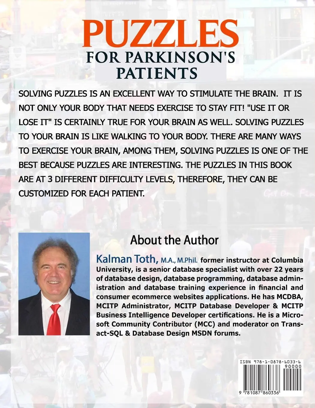 Rückseite: 9781087860336 | Puzzles for Parkinson's Patients | Large Print Version | Phil. | Buch