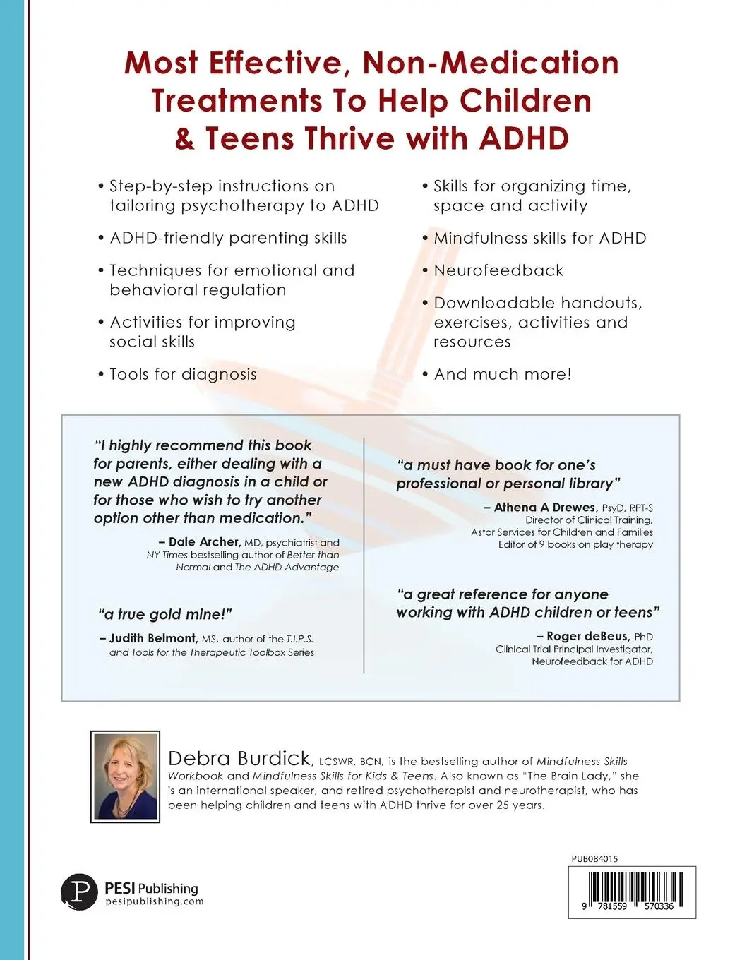 Rückseite: 9781559570336 | ADHD | Debra Burdick | Taschenbuch | Englisch | 2015 | PESI, Inc