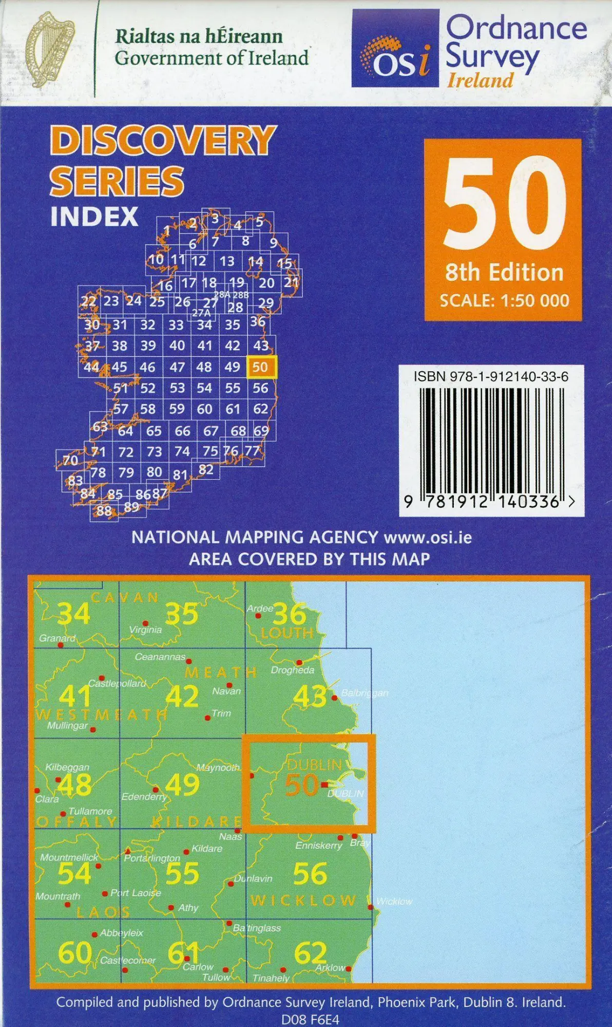 Bild: 9781912140336 | Dublin, Kildare, Meath, Wicklow | Ordnance Survey Ireland | Buch