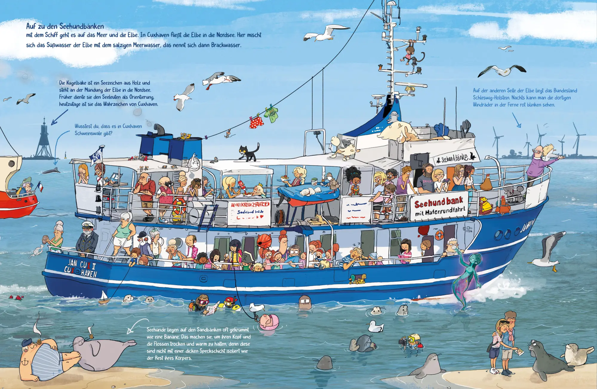 Bild: 9783000740336 | Das Cuxhaven Wimmelbuch | Jannes Weber | Buch | 16 S. | Deutsch | 2023