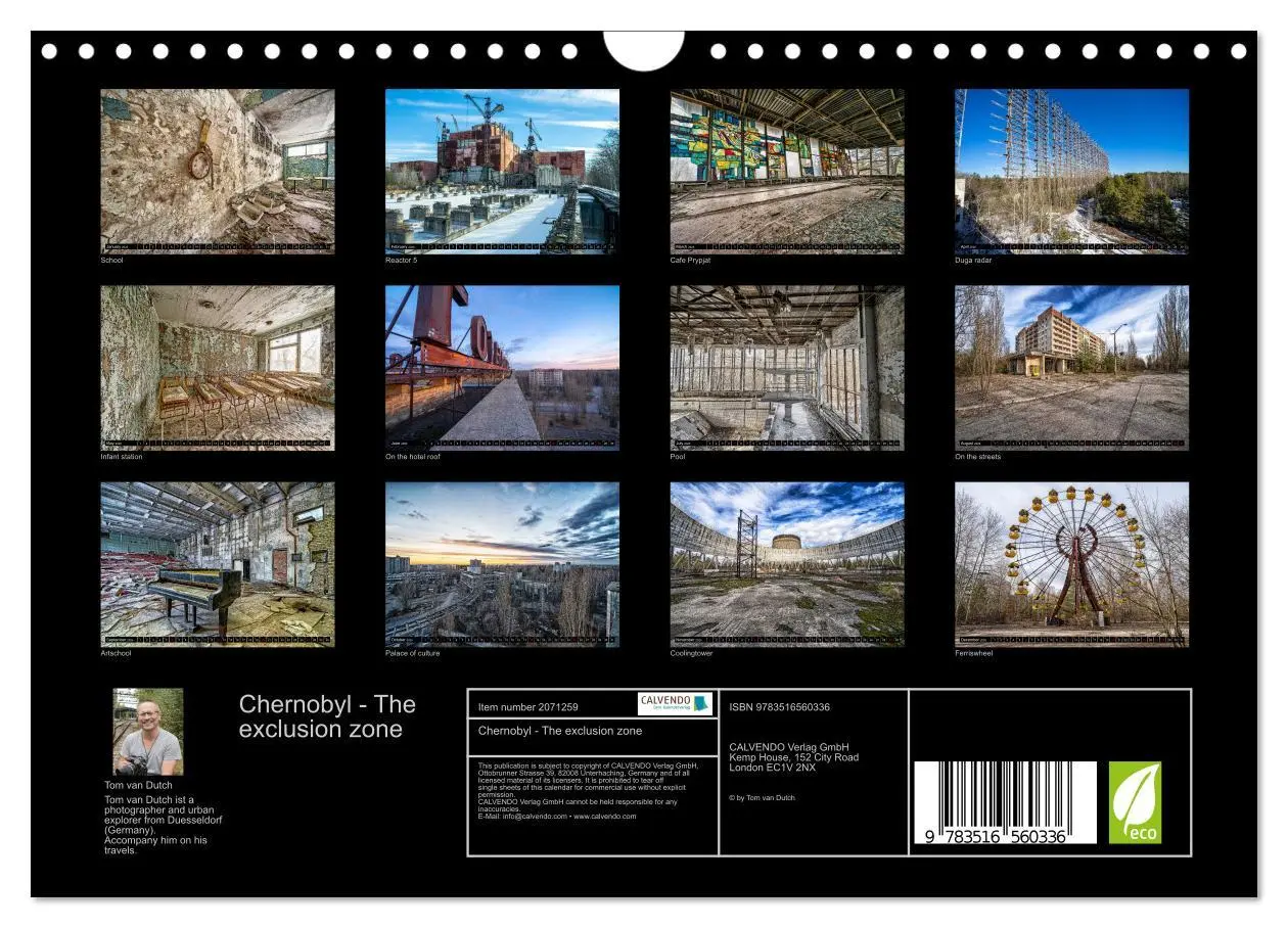Bild: 9783516560336 | Chernobyl - The exclusion zone (Wall Calendar 2026 DIN A4...