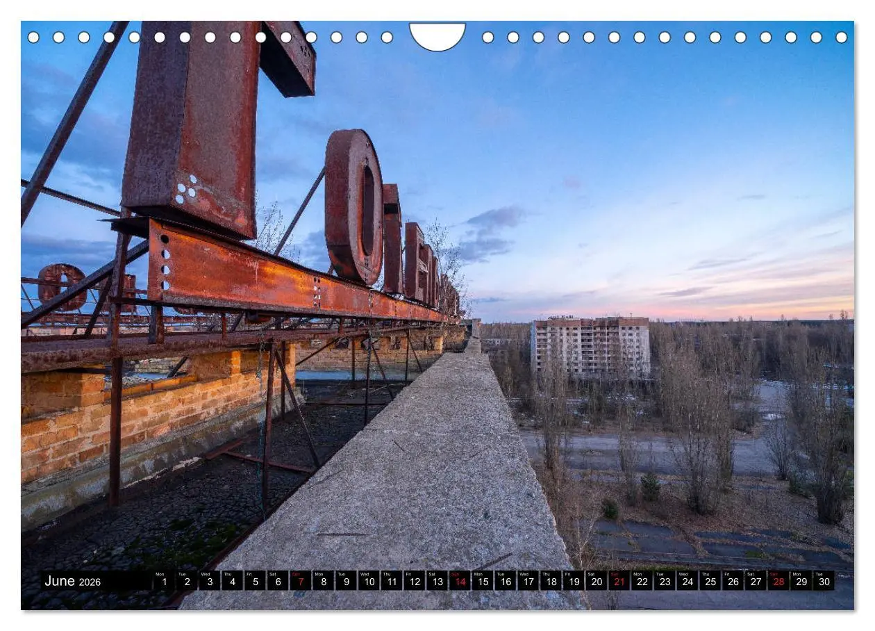 Bild: 9783516560336 | Chernobyl - The exclusion zone (Wall Calendar 2026 DIN A4...