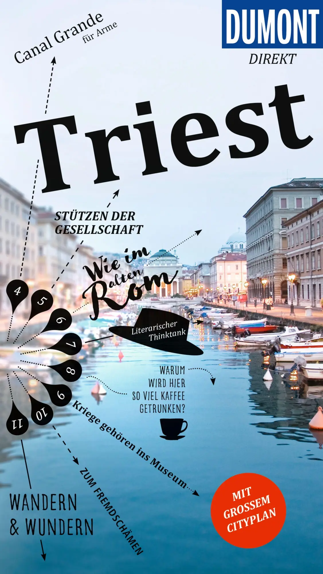 Cover: 9783616000336 | DUMONT direkt Reiseführer Triest | Mit großem Cityplan | Krus-Bonazza