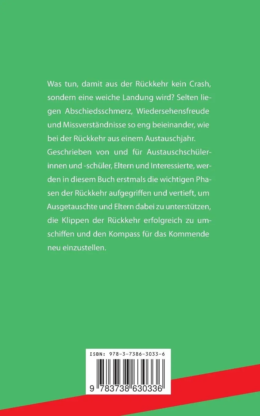 Rückseite: 9783738630336 | Die Rückkehr aus dem Austauschjahr | Das Ende vom Anfang | Taschenbuch