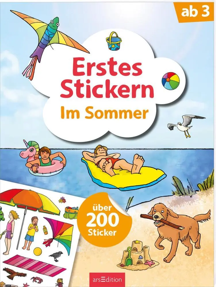 Cover: 9783845860336 | Erstes Stickern - Im Sommer | Über 200 Sticker | Sebastian Coenen