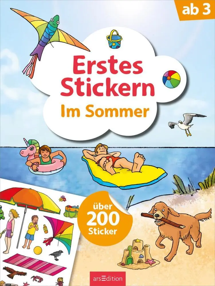 Bild: 9783845860336 | Erstes Stickern - Im Sommer | Über 200 Sticker | Sebastian Coenen