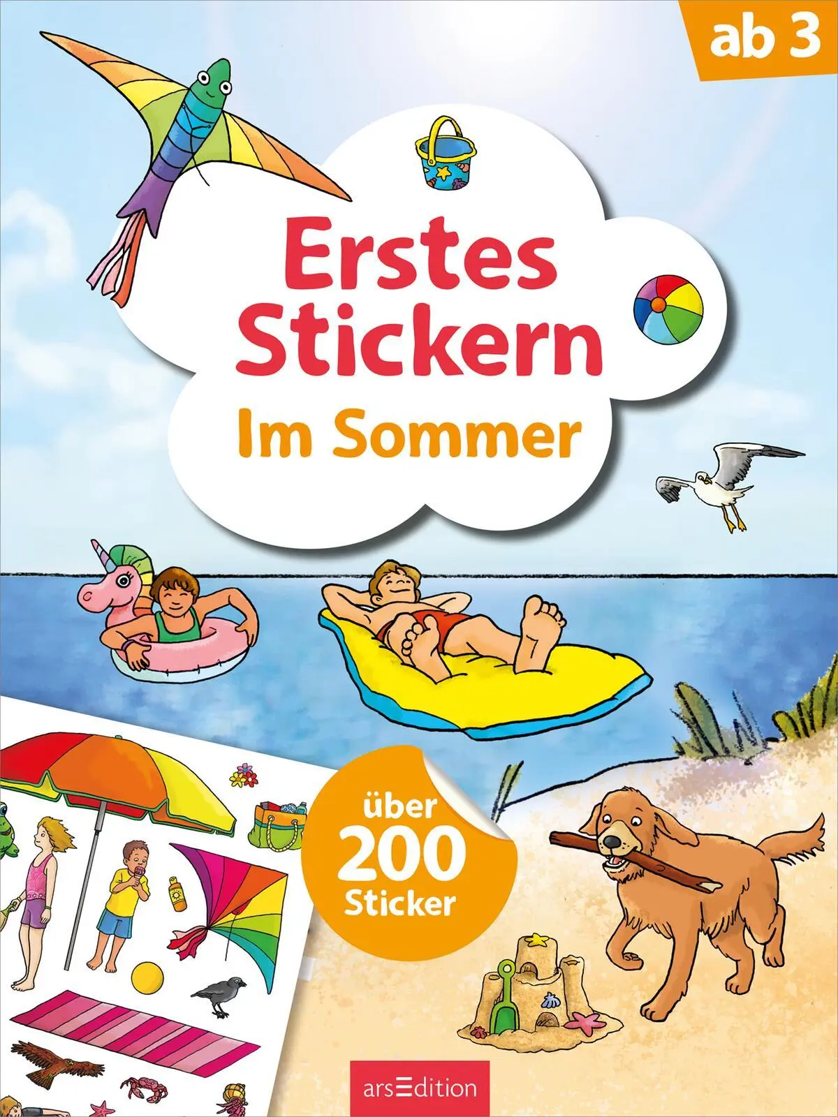 Bild: 9783845860336 | Erstes Stickern - Im Sommer | Über 200 Sticker | Sebastian Coenen