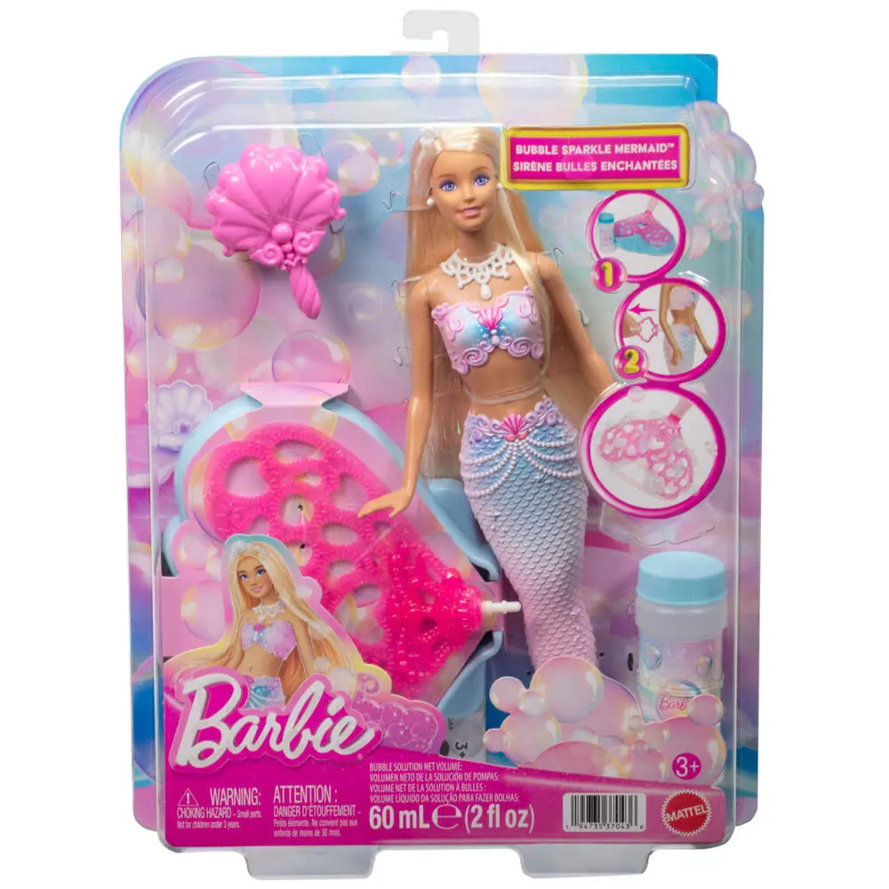 Cover: 194735370436 | Barbie Seifenzauber Meerjungfrau | Blister | JLW56 | Deutsch | Mattel