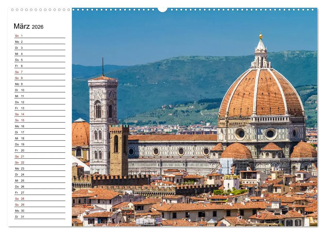 Bild: 9783457770436 | Impressionen aus FLORENZ (hochwertiger Premium Wandkalender 2026...