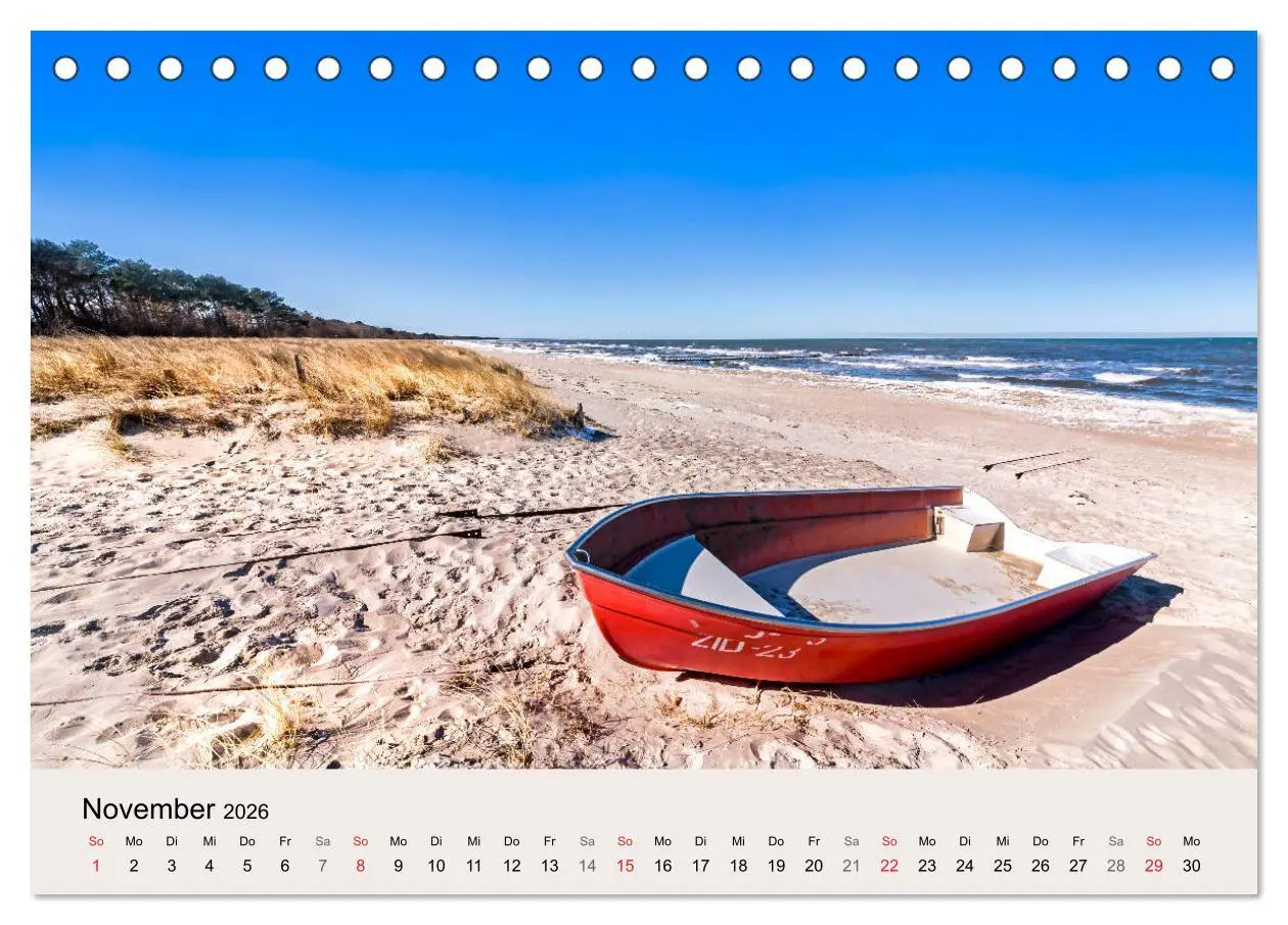 Bild: 9783457840436 | STRANDLUST: Fischland-Darß-Zingst (Tischkalender 2026 DIN A5 quer),...