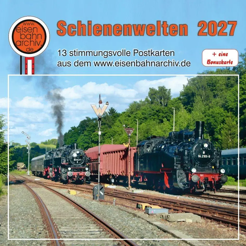 Cover: 9783965640436 | Kalender Schienenwelten 2027 | Thomas Böttger | Kalender | 14 S.