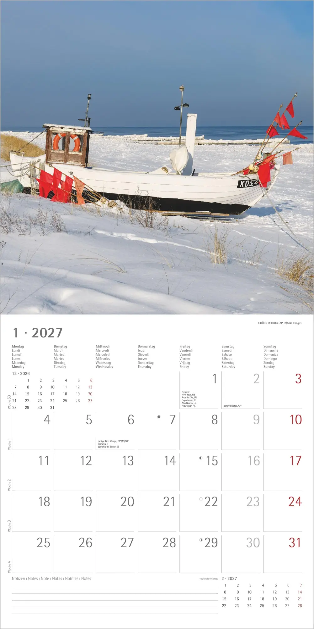 Bild: 4069095010536 | Seeblicke 2027 | Neumann Verlage GmbH &amp; Co KG | Kalender | 14 S.