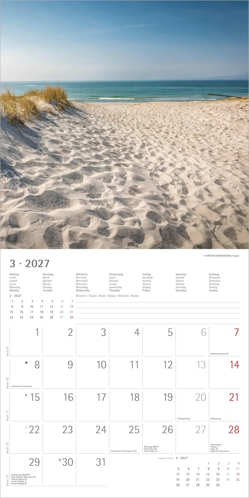Bild: 4069095010536 | Seeblicke 2027 | Neumann Verlage GmbH &amp; Co KG | Kalender | 14 S.