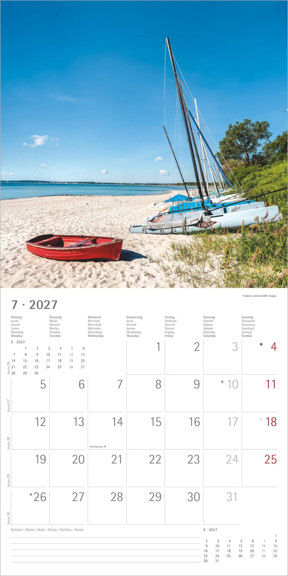 Bild: 4069095010536 | Seeblicke 2027 | Neumann Verlage GmbH &amp; Co KG | Kalender | 14 S.