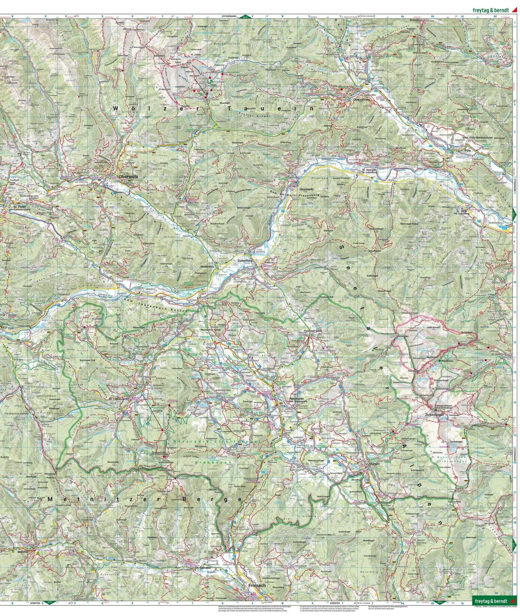 Bild: 9783707920536 | freytag &amp; berndt Wanderkarte WK 211 Naturpark...
