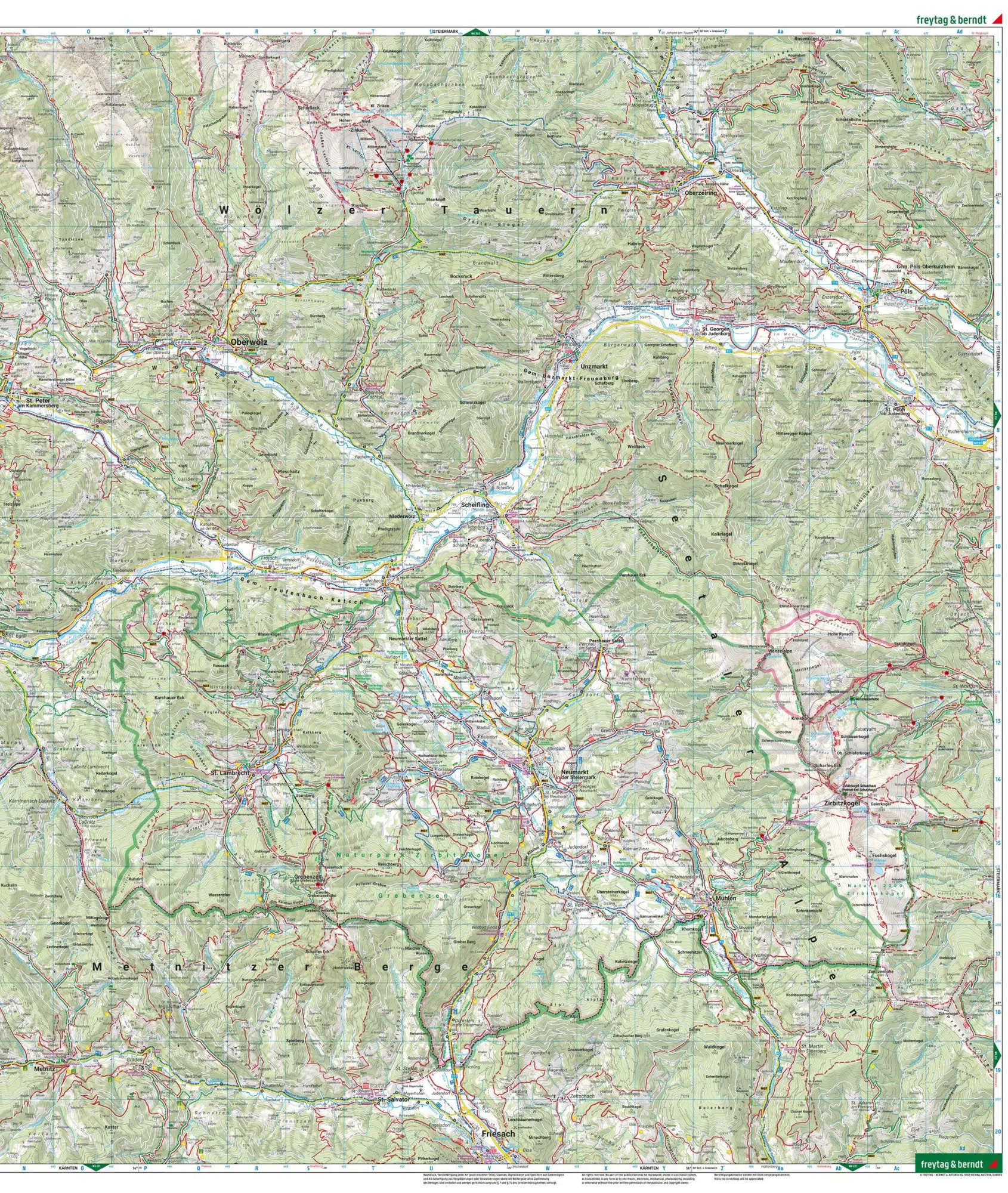 Bild: 9783707920536 | freytag &amp; berndt Wanderkarte WK 211 Naturpark...