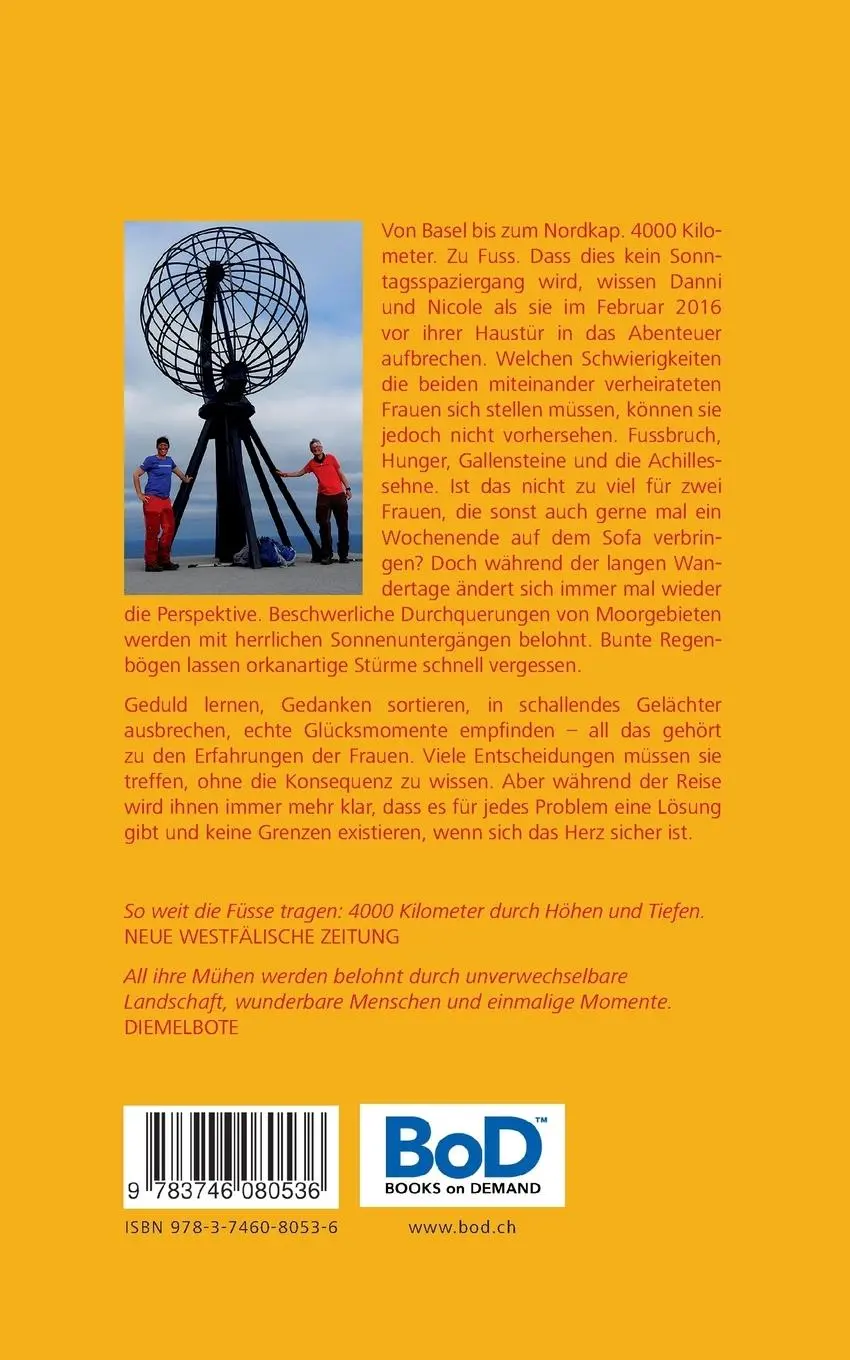 Rückseite: 9783746080536 | Walking North | Nicole Schwarz (u. a.) | Taschenbuch | 240 S. | 2019