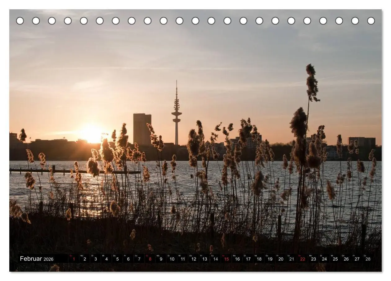 Bild: 9783516220636 | Hamburg - Alster (Tischkalender 2026 DIN A5 quer), CALVENDO...