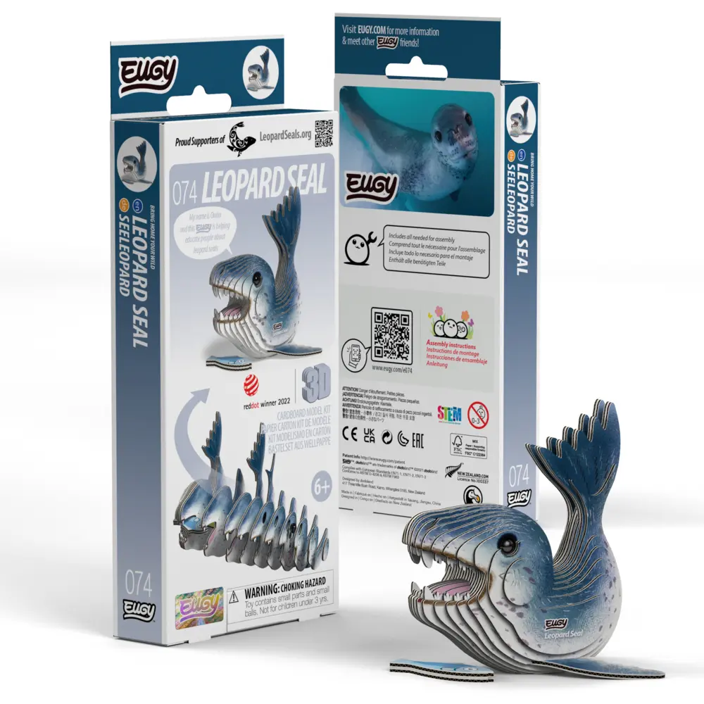 Cover: 9421035150736 | EUGY - 3D Bastelset Seeleopard | Kit (Bastelset) | In Karton | 650074