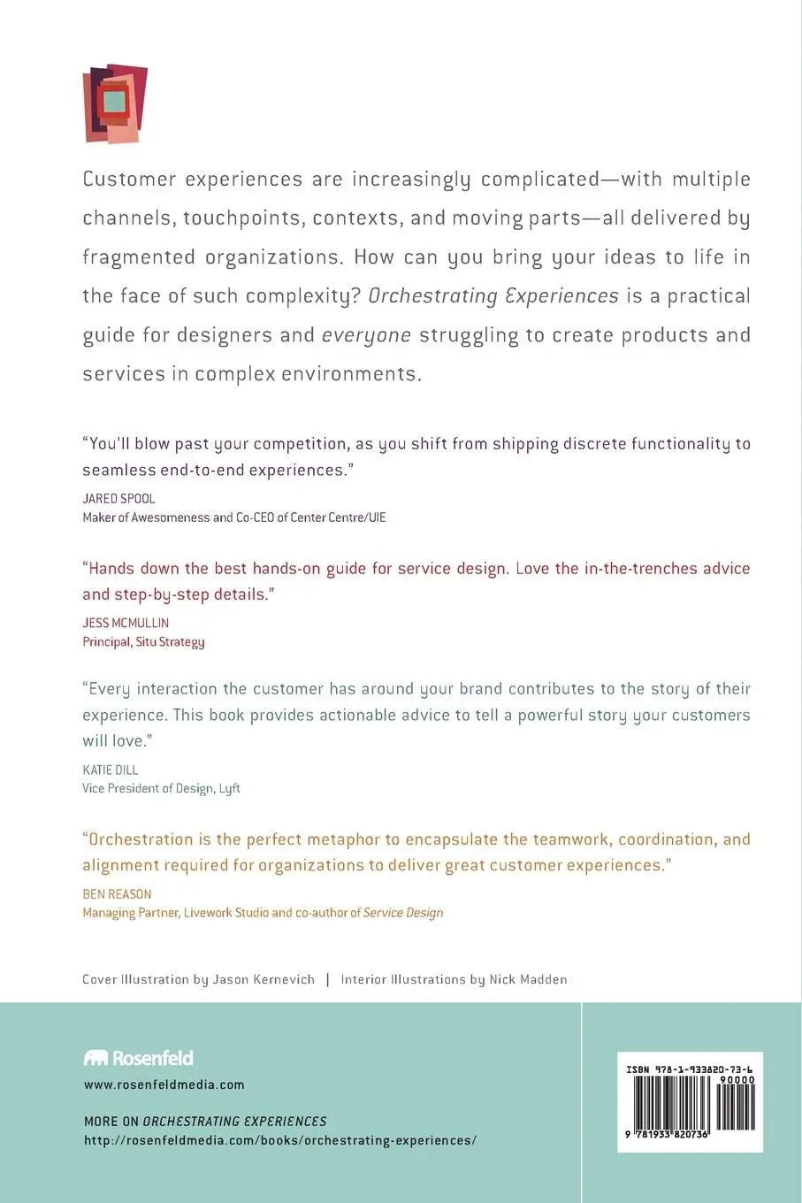Rückseite: 9781933820736 | Orchestrating Experiences | Collaborative Design for Complexity | Buch