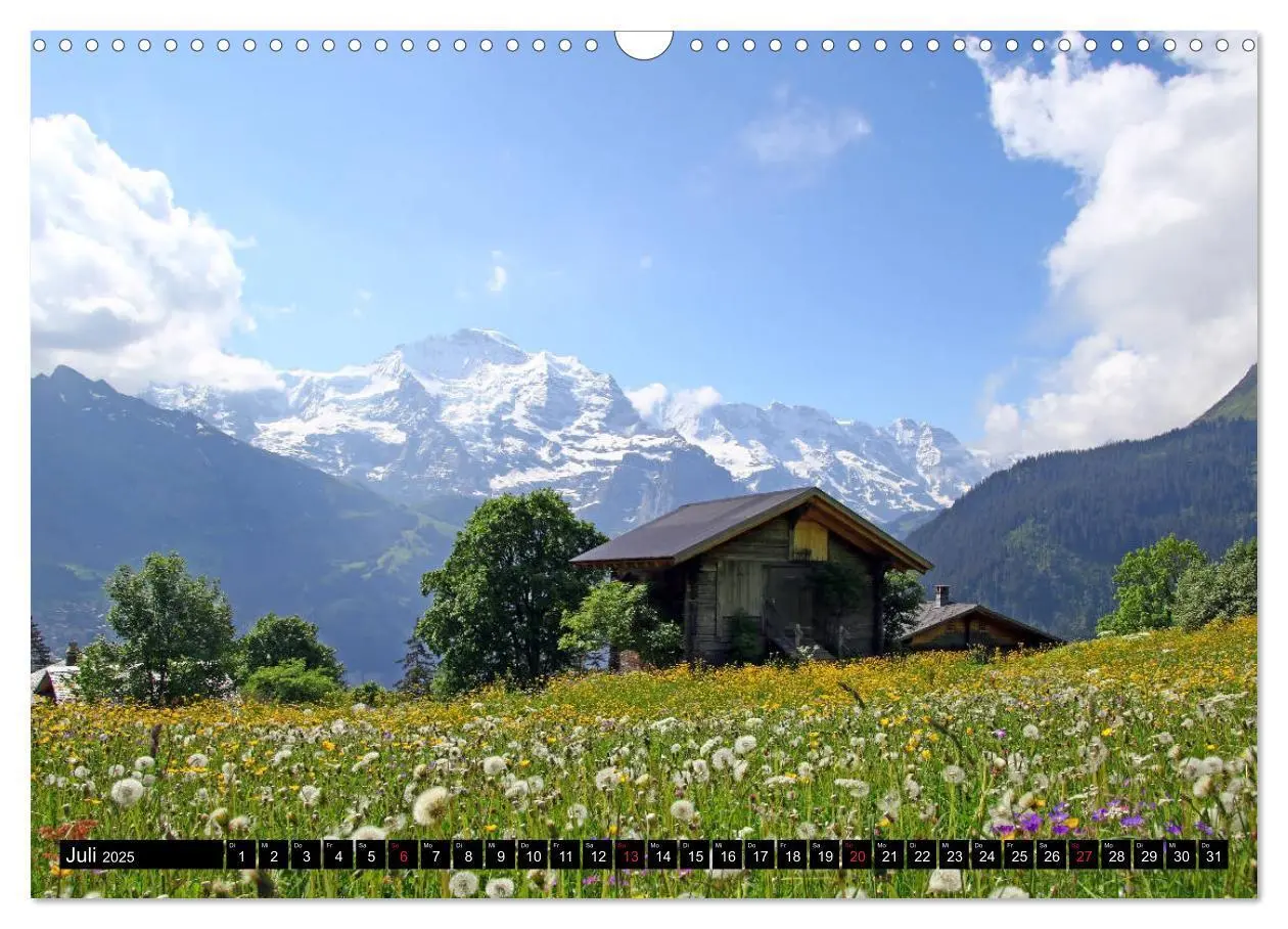 Bild: 9783435270736 | Berge im Berner Oberland (Wandkalender 2025 DIN A3 quer), CALVENDO...