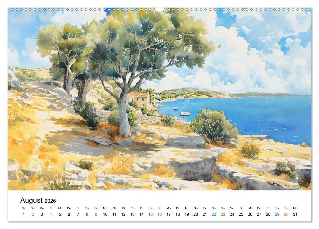 Bild: 9783457360736 | Bucolische Landschaften (Wandkalender 2026 DIN A2 quer), CALVENDO...