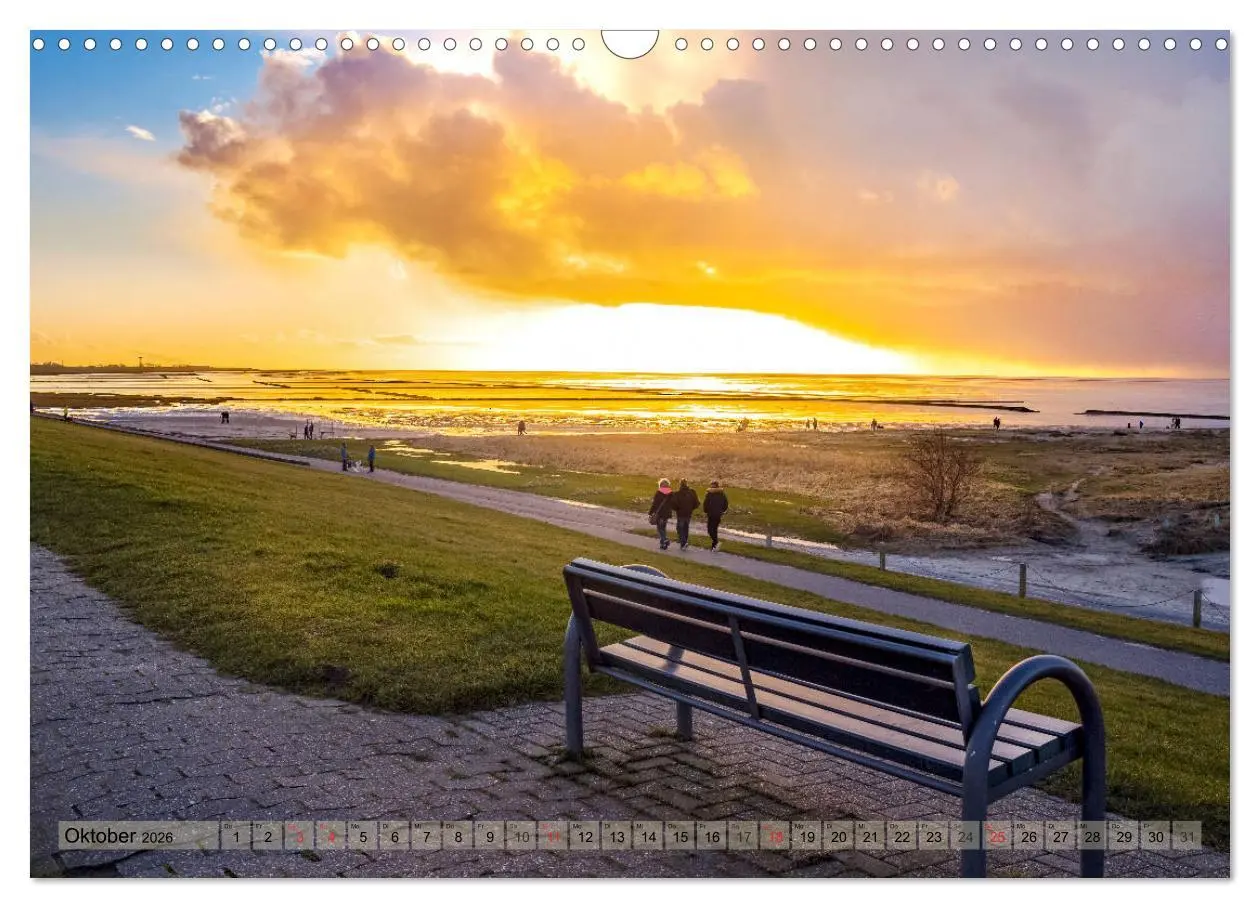 Bild: 9783457740736 | Strandlust Nordsee-Liebe (Wandkalender 2026 DIN A3 quer), CALVENDO...