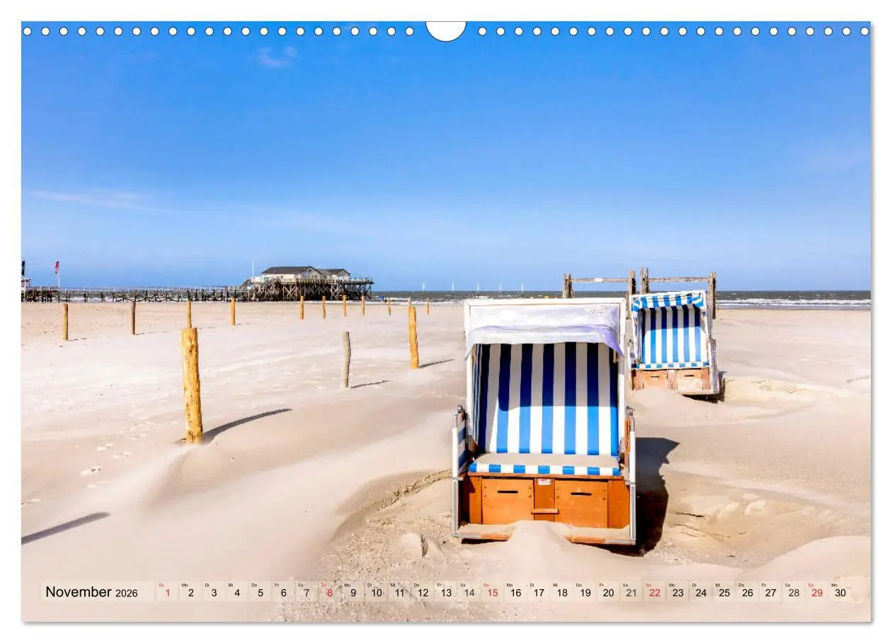 Bild: 9783457740736 | Strandlust Nordsee-Liebe (Wandkalender 2026 DIN A3 quer), CALVENDO...