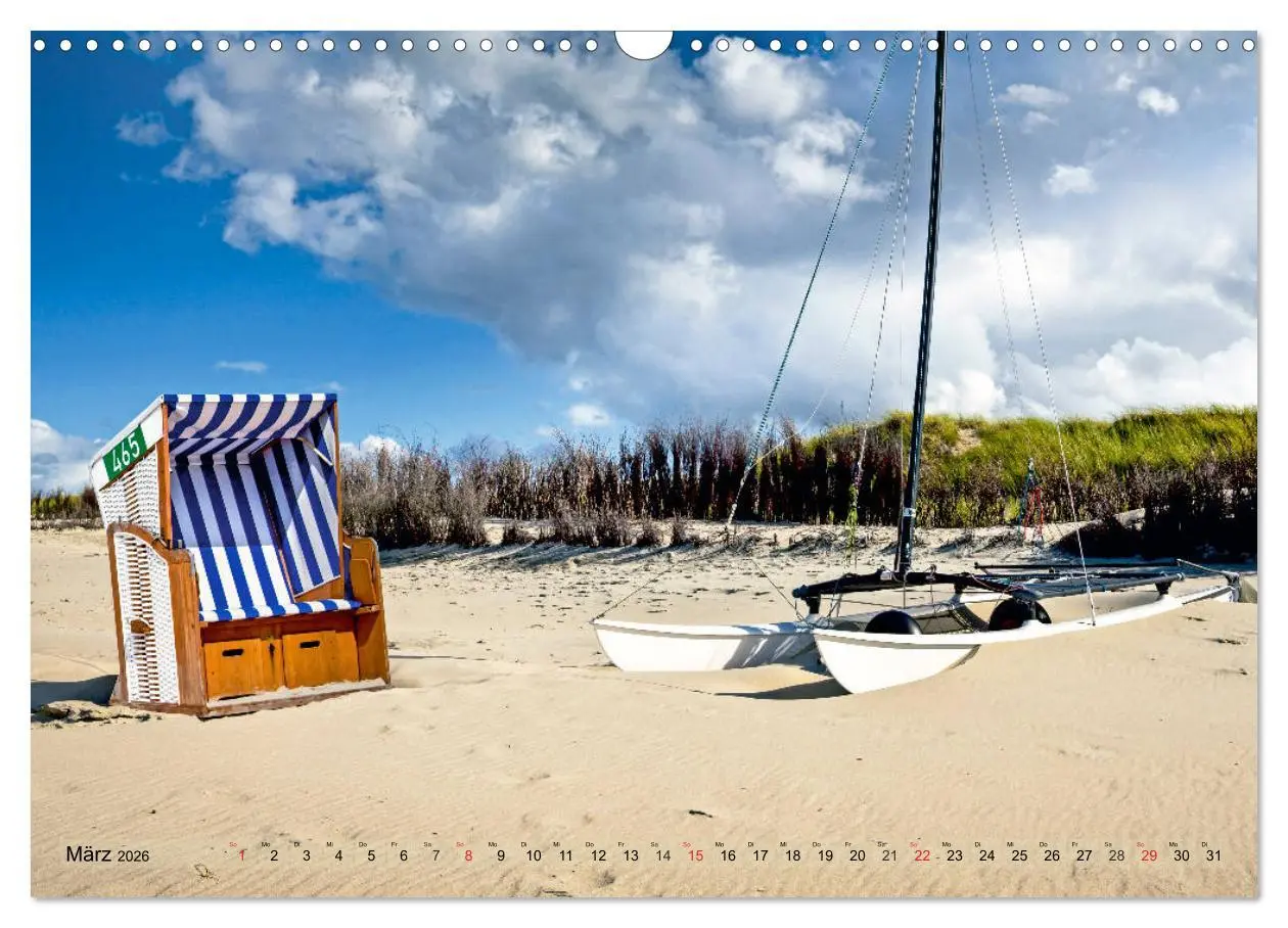 Bild: 9783457740736 | Strandlust Nordsee-Liebe (Wandkalender 2026 DIN A3 quer), CALVENDO...