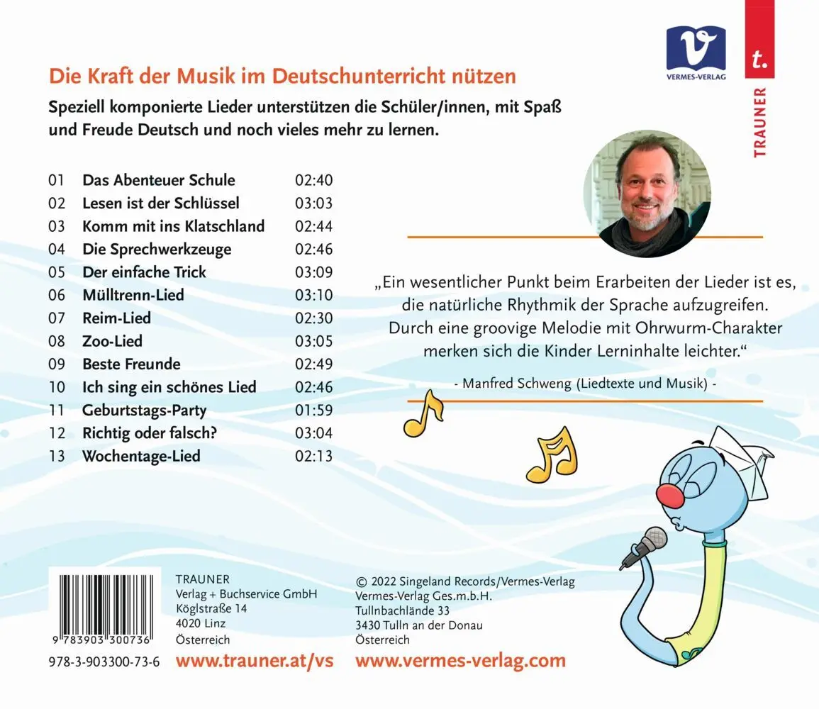 Bild: 9783903300736 | Lilli, Bakabu &amp; du | Manfred Schweng | Audio-CD | 35 Min. | Deutsch