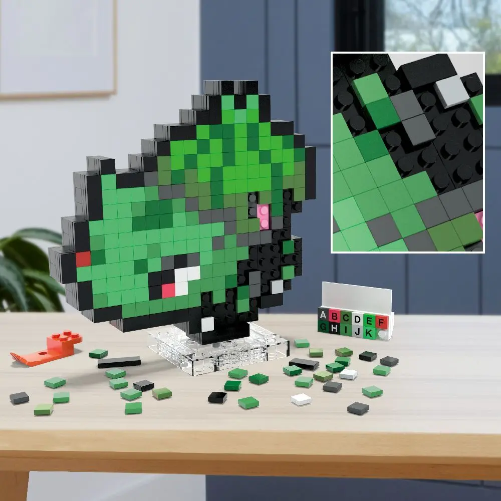 Bild: 194735190836 | MEGA Pokémon Bisasam Pixel Art | Karton | HTH75 | 2024 | Mattel