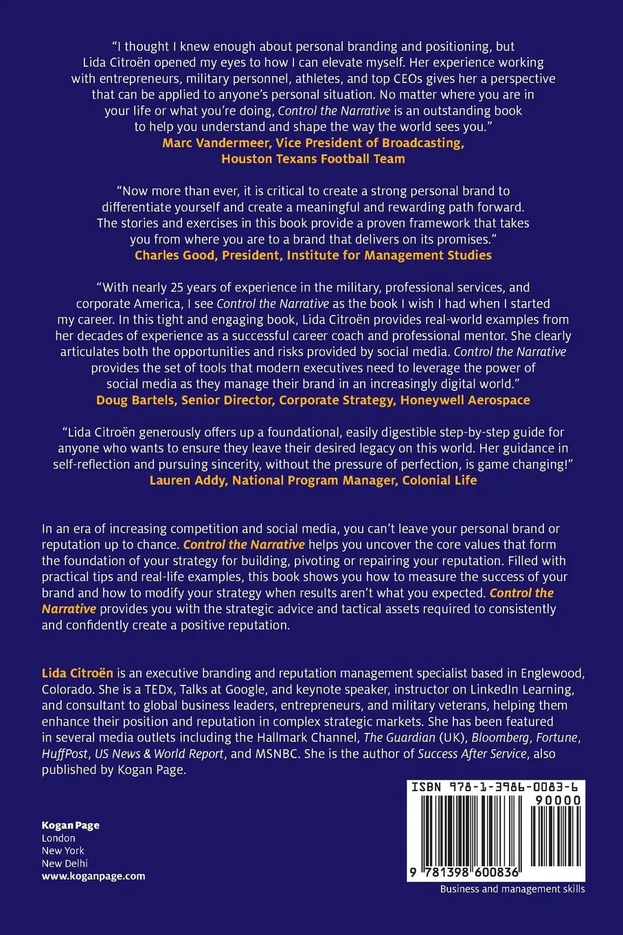 Rückseite: 9781398600836 | Control the Narrative | Lida Citroën | Taschenbuch | Englisch | 2021