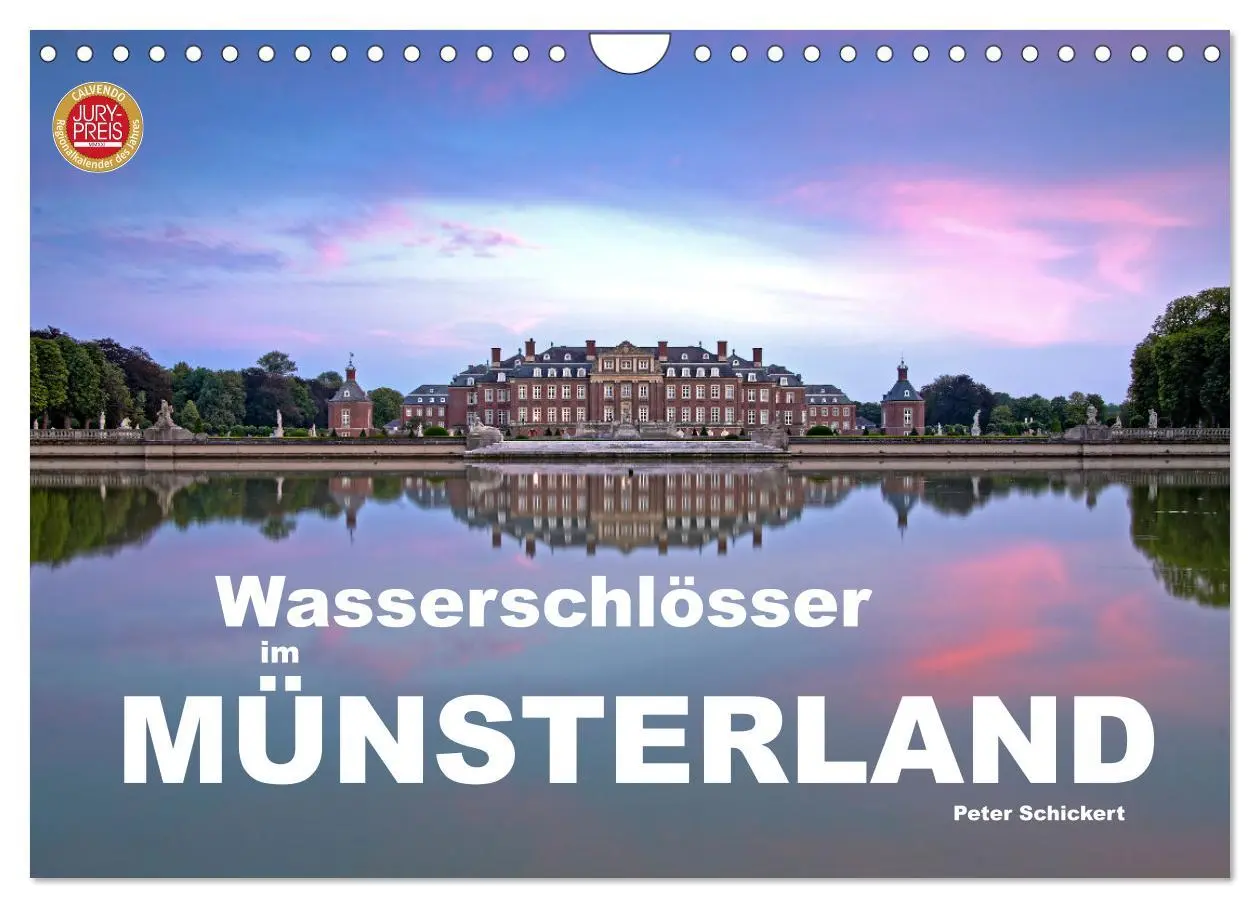 Cover: 9783457800836 | Wasserschlösser im Münsterland (Wandkalender 2026 DIN A4 quer),...