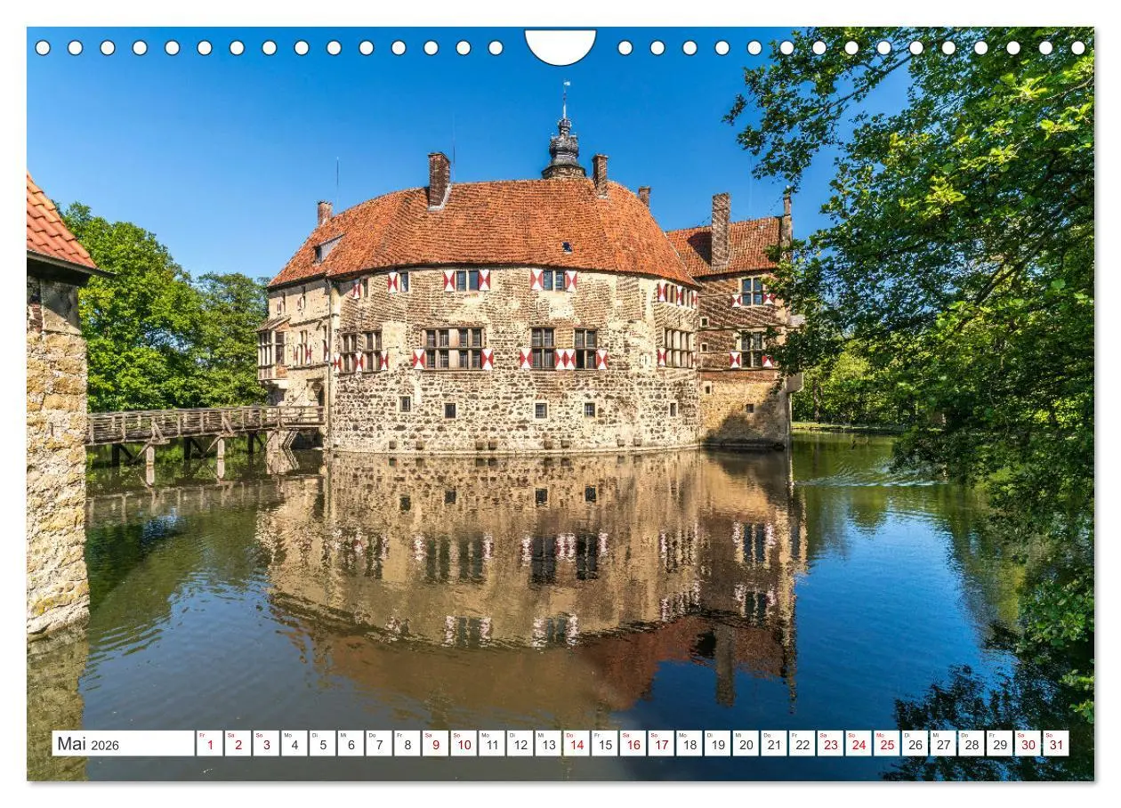 Bild: 9783457800836 | Wasserschlösser im Münsterland (Wandkalender 2026 DIN A4 quer),...