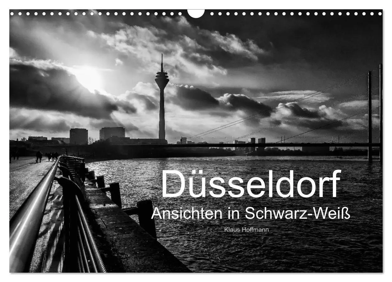 Cover: 9783516060836 | Düsseldorf Ansichten in Schwarz-Weiß (Wandkalender 2026 DIN A3...
