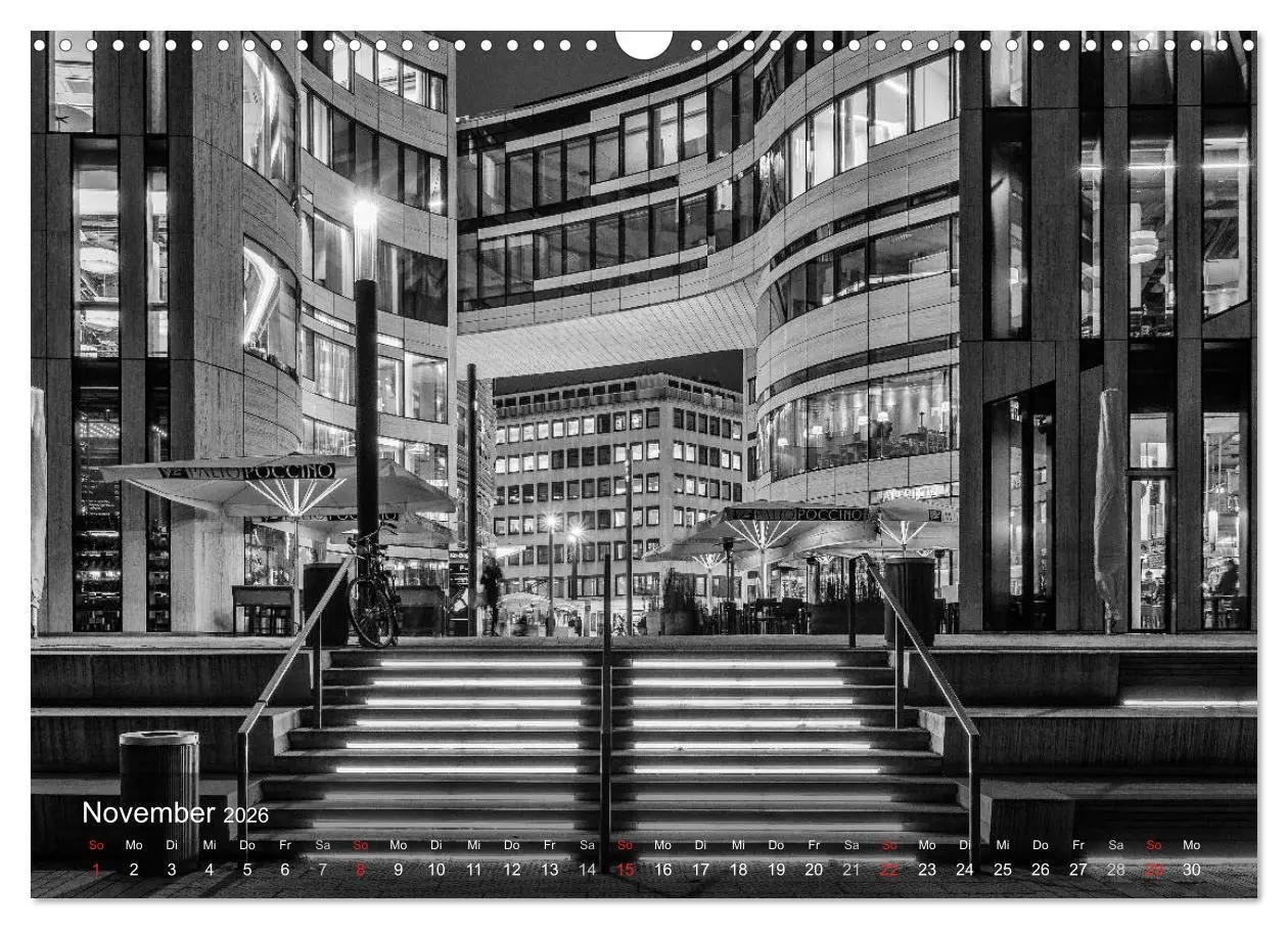 Bild: 9783516060836 | Düsseldorf Ansichten in Schwarz-Weiß (Wandkalender 2026 DIN A3...