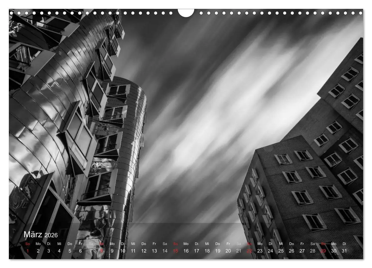 Bild: 9783516060836 | Düsseldorf Ansichten in Schwarz-Weiß (Wandkalender 2026 DIN A3...