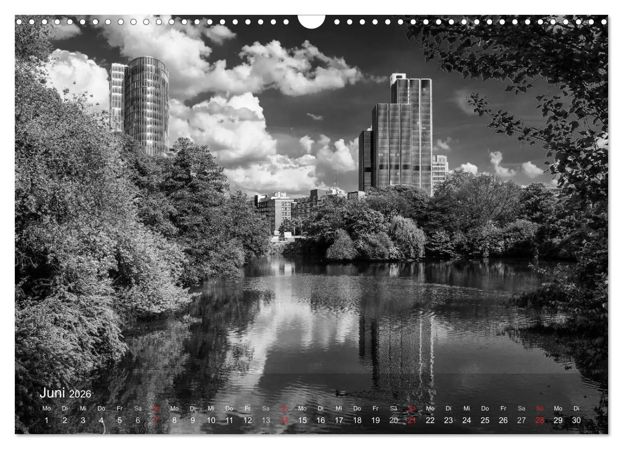 Bild: 9783516060836 | Düsseldorf Ansichten in Schwarz-Weiß (Wandkalender 2026 DIN A3...