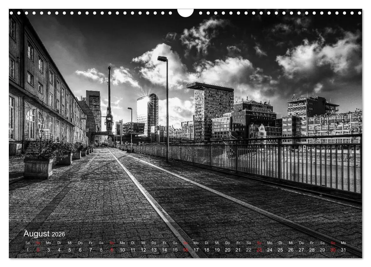 Bild: 9783516060836 | Düsseldorf Ansichten in Schwarz-Weiß (Wandkalender 2026 DIN A3...