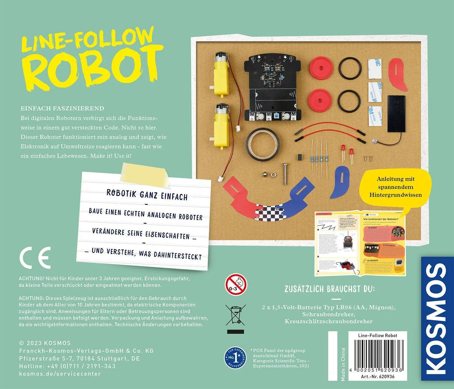 Bild: 4002051620936 | Line-Follow-Robot | Experimentierkasten | Spiel | 620936 | Deutsch