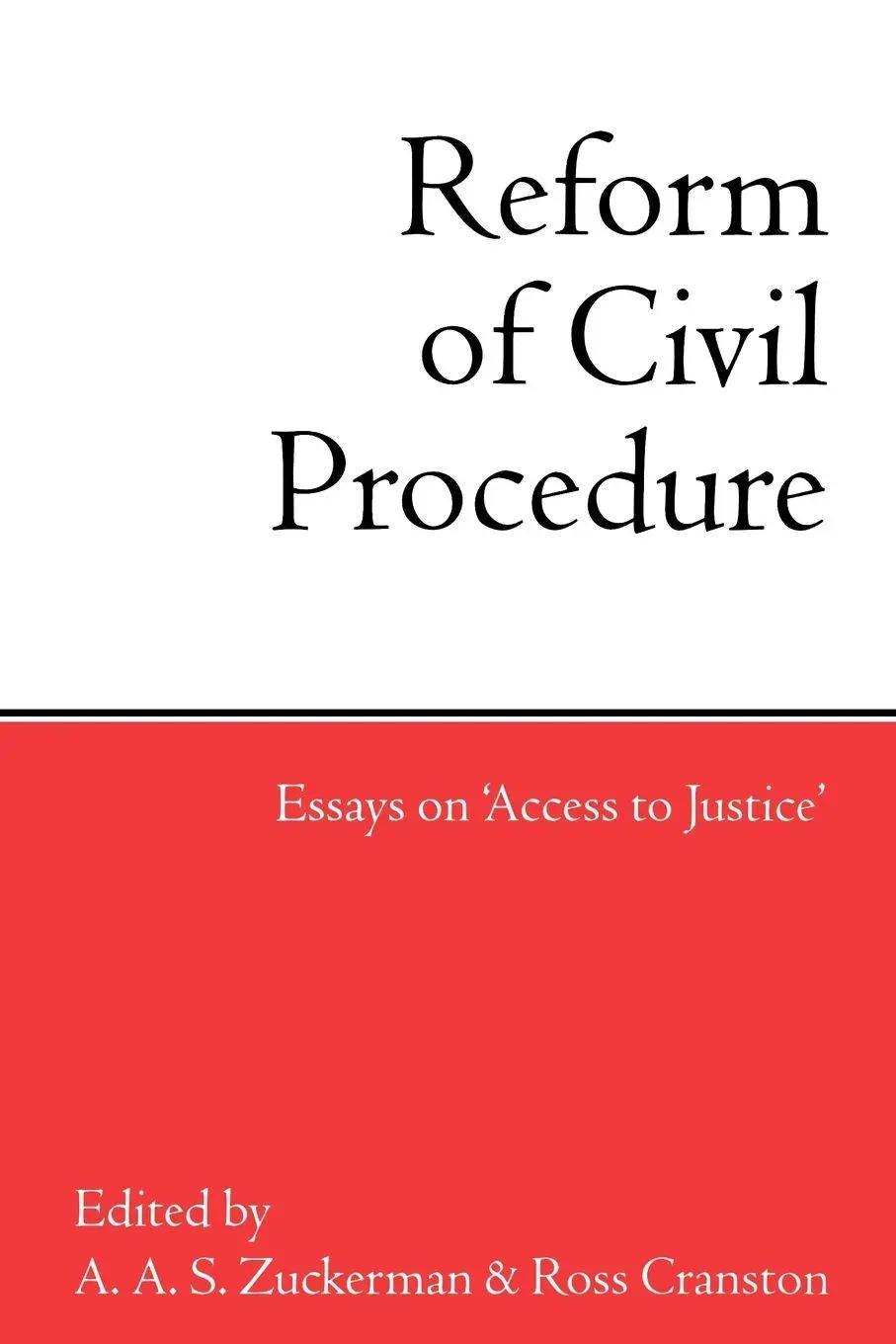 Cover: 9780198260936 | Reform of Civil Procedure | Essays on Access to Justice | Taschenbuch