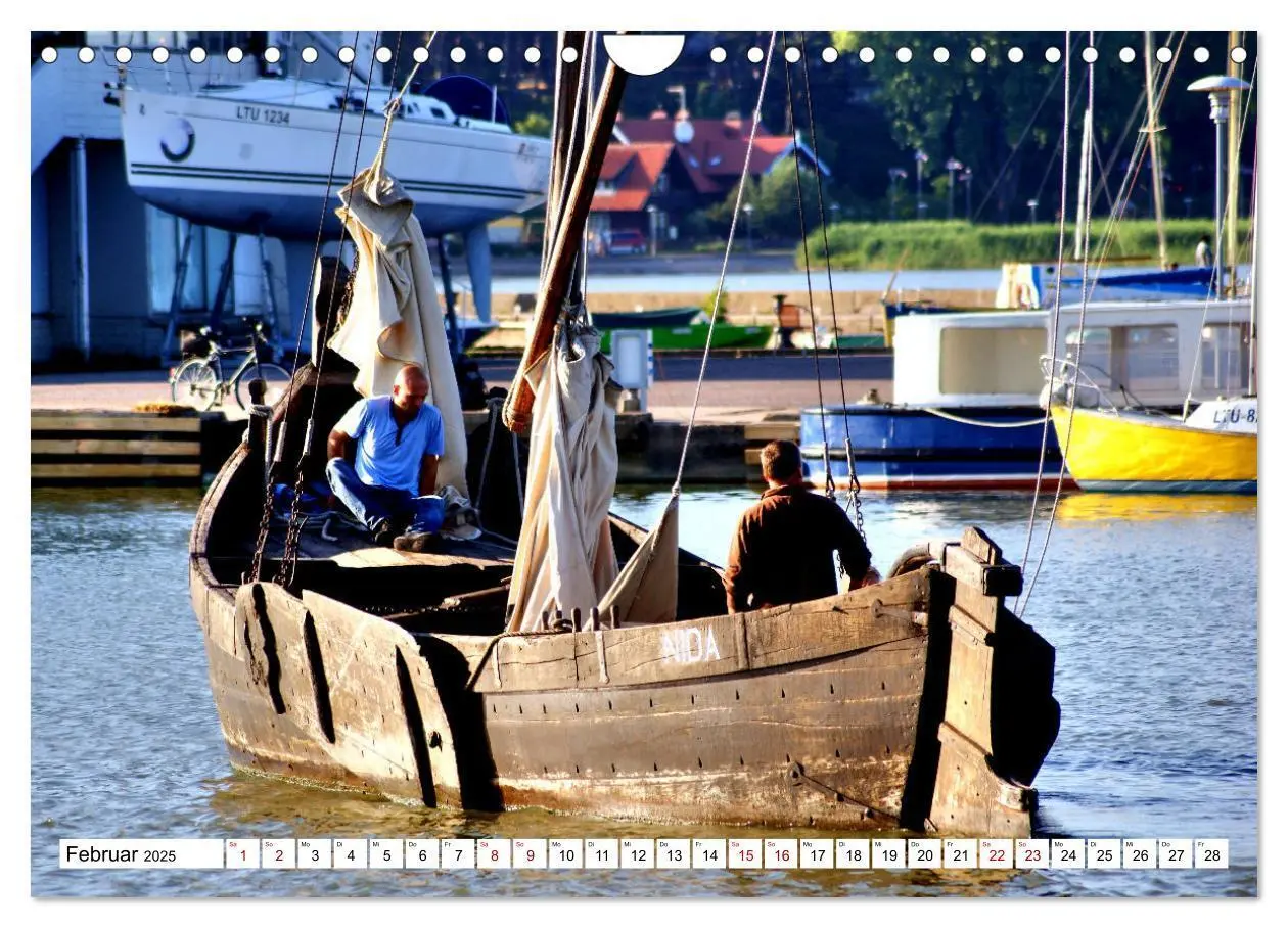 Bild: 9783435010936 | Unter Segeln übers Kurische Haff (Wandkalender 2025 DIN A4 quer),...