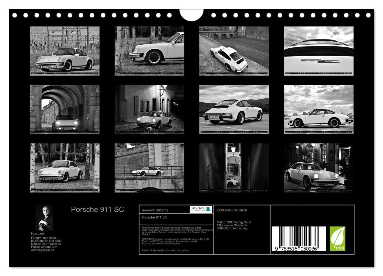 Bild: 9783516050936 | Porsche 911 SC (Wandkalender 2026 DIN A4 quer), CALVENDO...